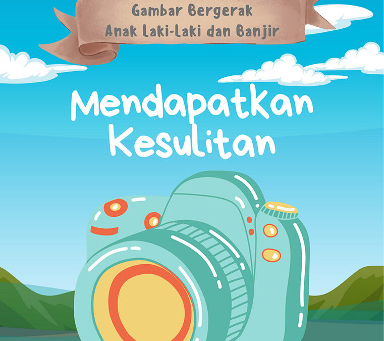Gambar Bergerak Anak Laki-Laki dan Banjir: Mendapatkan Kesulitan